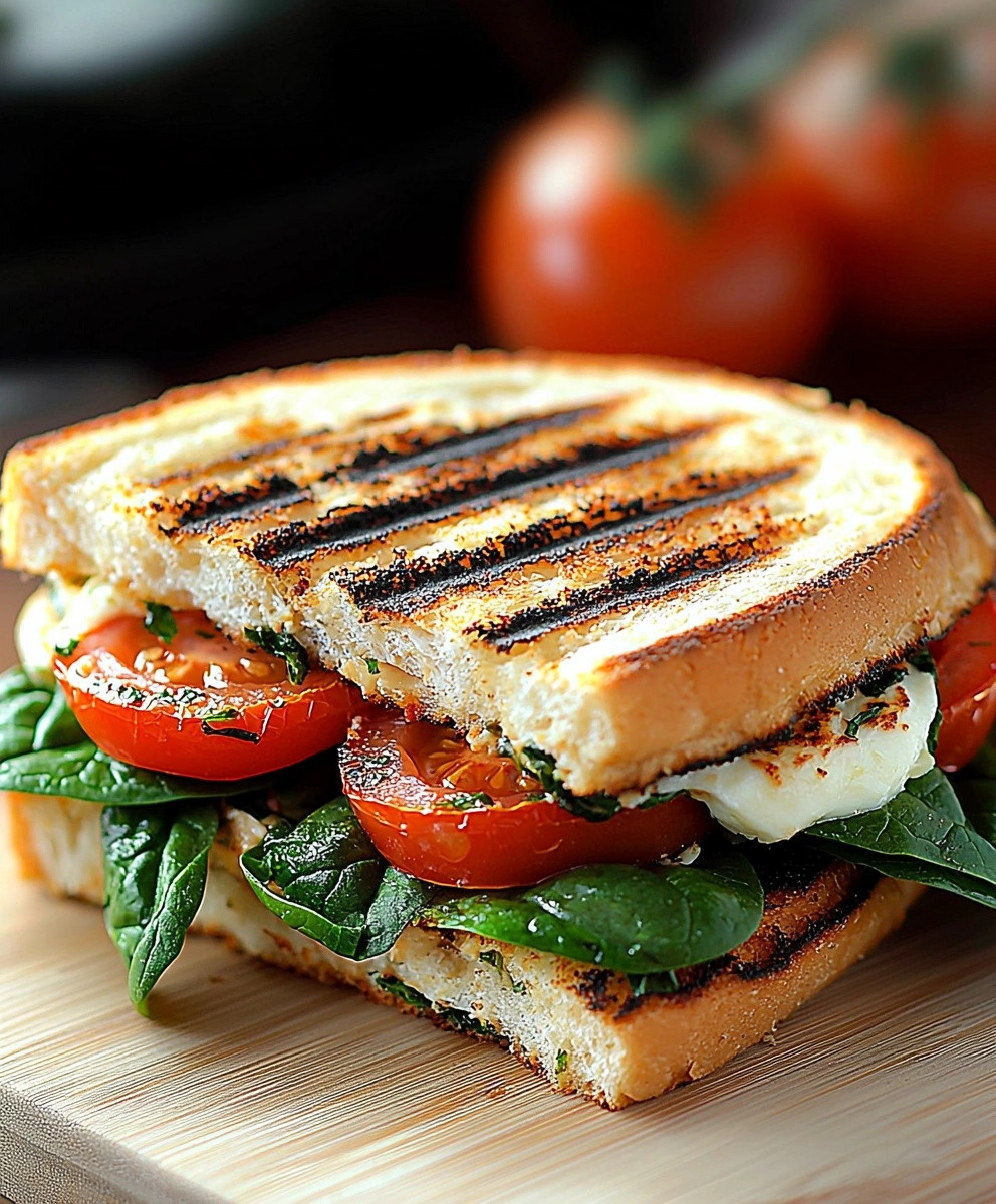 "Panini mit Tomaten, Mozzarella und Spinat: Ein einfaches Rezept für jeden Tag"