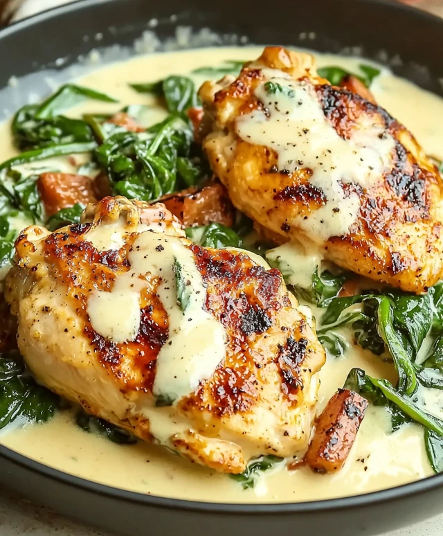 Hühnchen Florentiner Gericht
