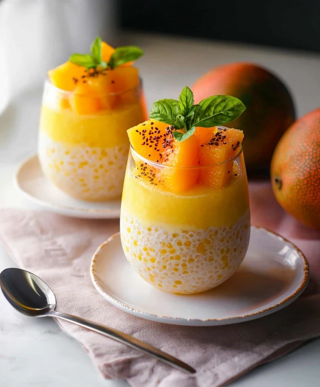 Mango Pomelo Sago Pudding