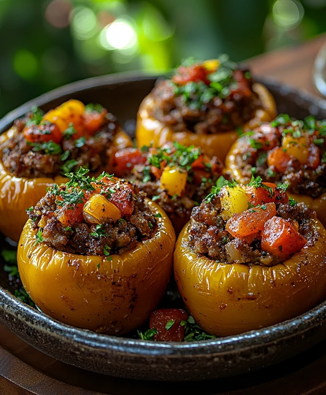"Gefüllte Paprika Gericht: Ein einfaches und köstliches Rezept für jeden Anlass"