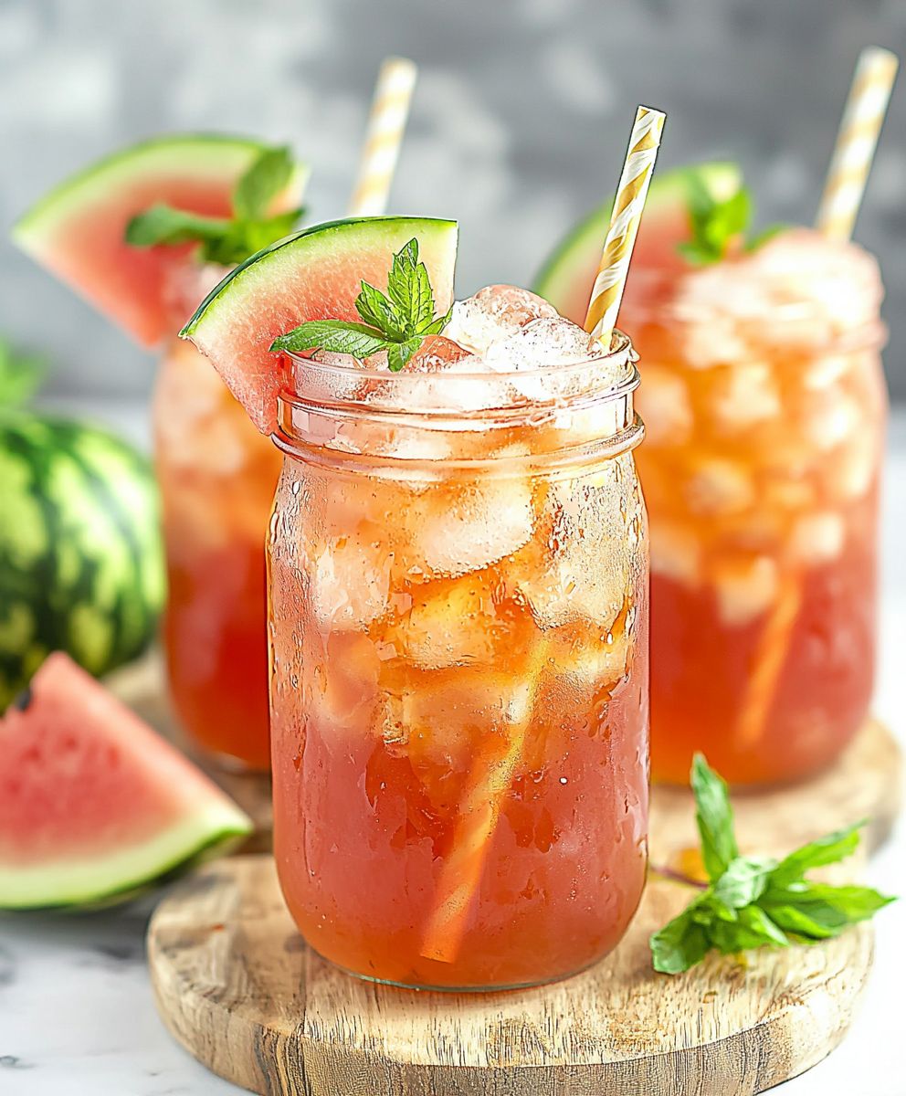 Wassermelonen Eistee selber machen: Das einfache Rezept für den Sommer
