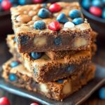 Feuerwerk Blondies backen: Das einfache Rezept für bunte Partystimmung