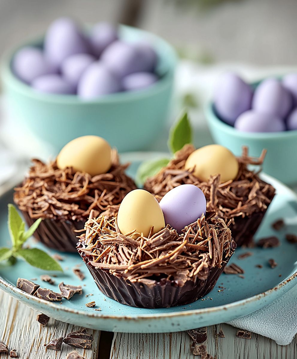 Schokoladeneiernester backen: Das einfache Rezept für Ostern
