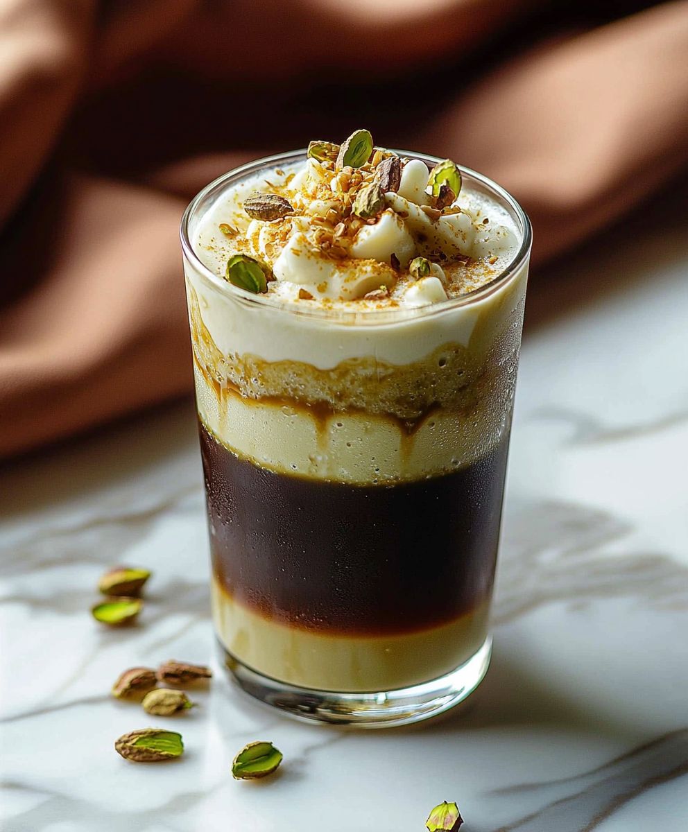 Pistazien Cold Brew Creme: Das perfekte Sommergetränk Rezept