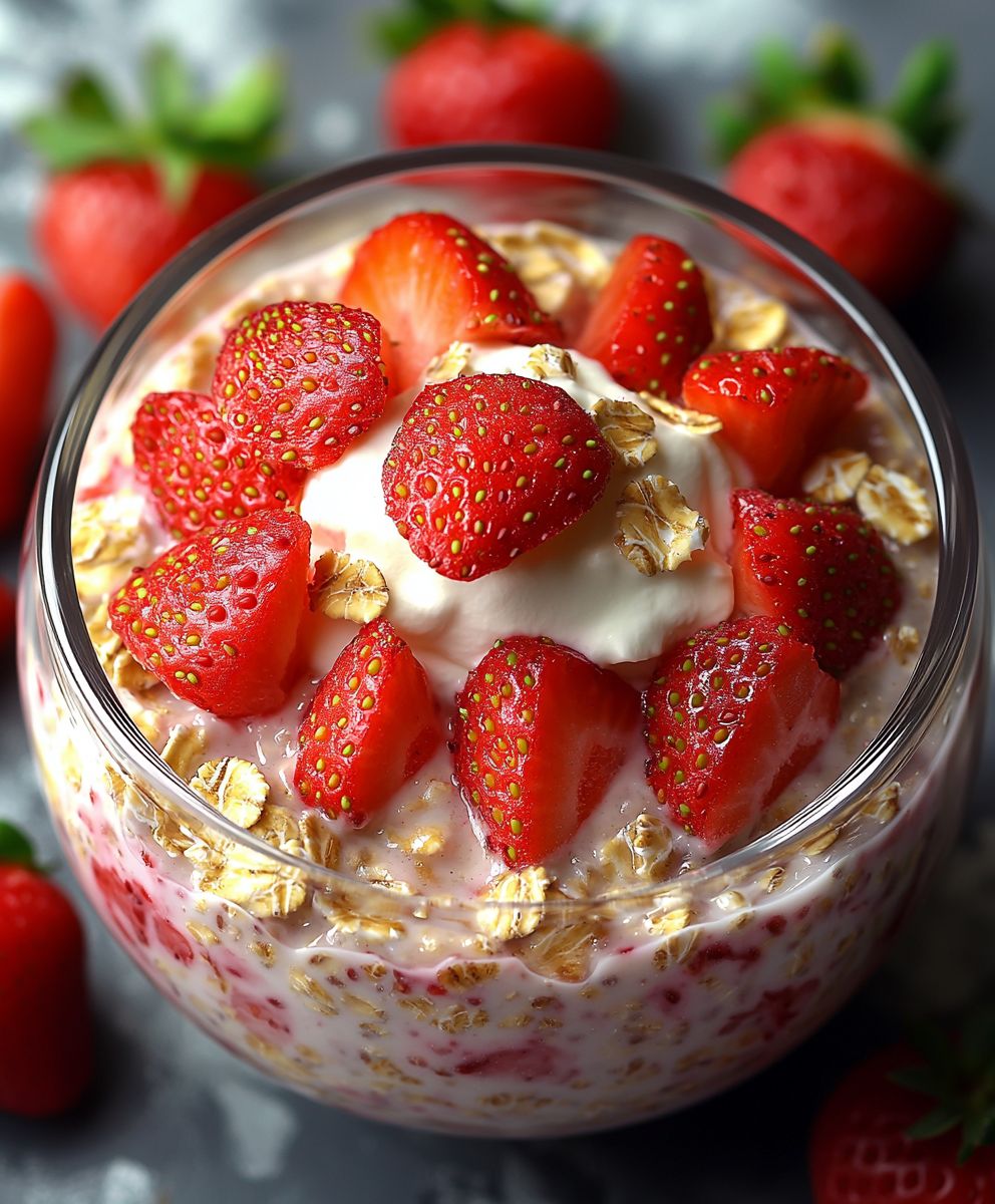Overnight Oats Erdbeeren Sahne: Das perfekte Rezept für ein schnelles Frühstück