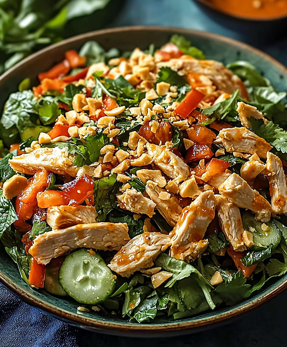 Thai Chicken Salat: Das einfache Rezept für zu Hause