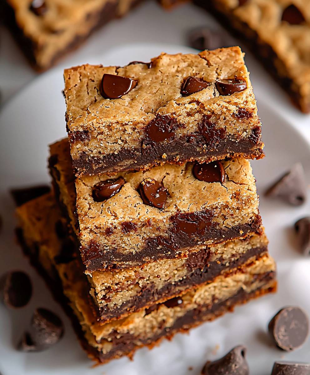 Schokoladenkeksriegel Blondies: Ein einfaches Rezept für süße Genussmomente