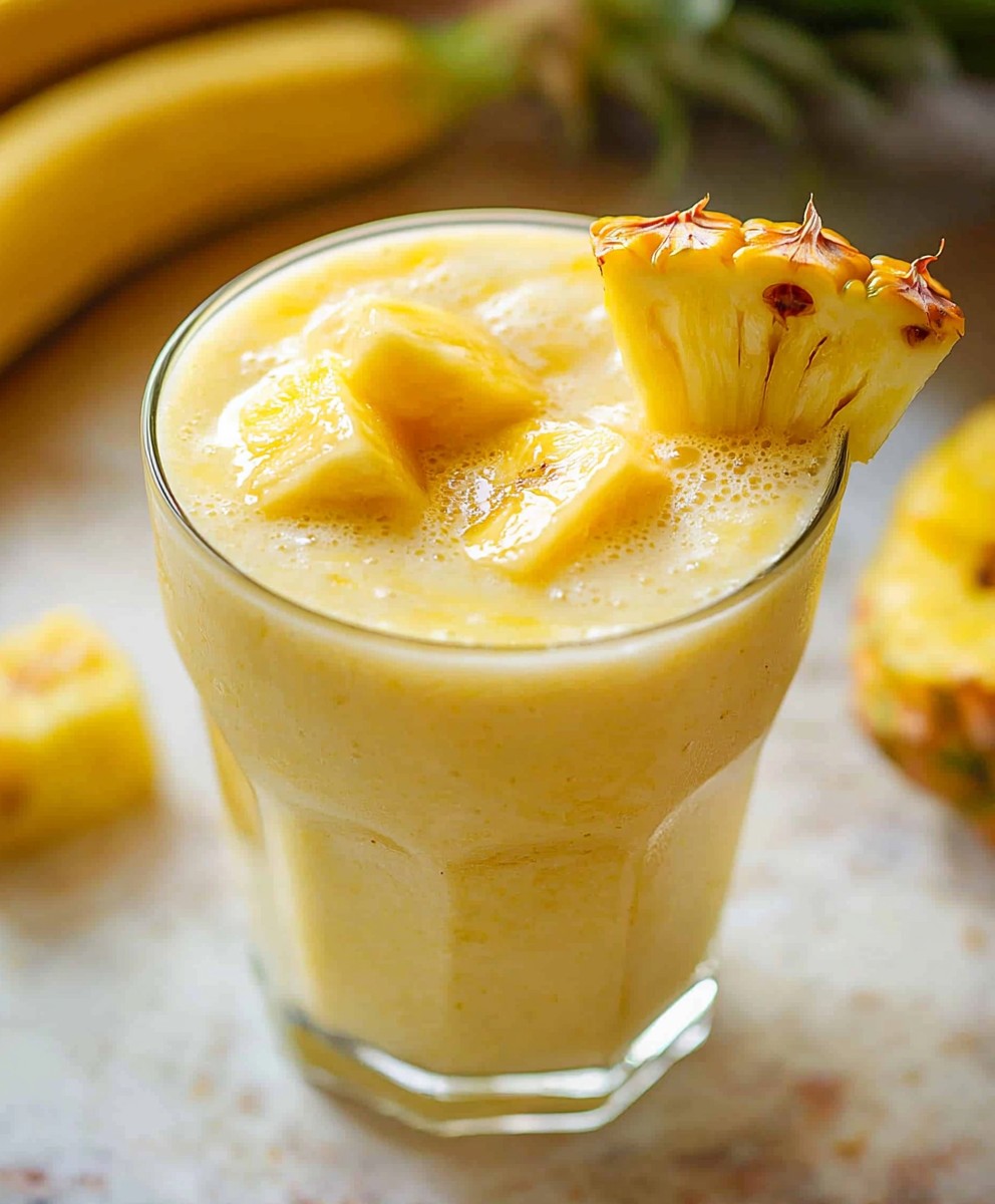 Ananas Bananen Smoothie: Das einfache Rezept für einen tropischen Genuss