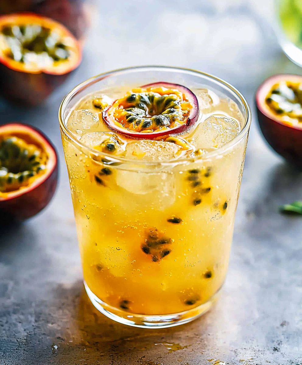 Passionsfruchtlimonade selber machen