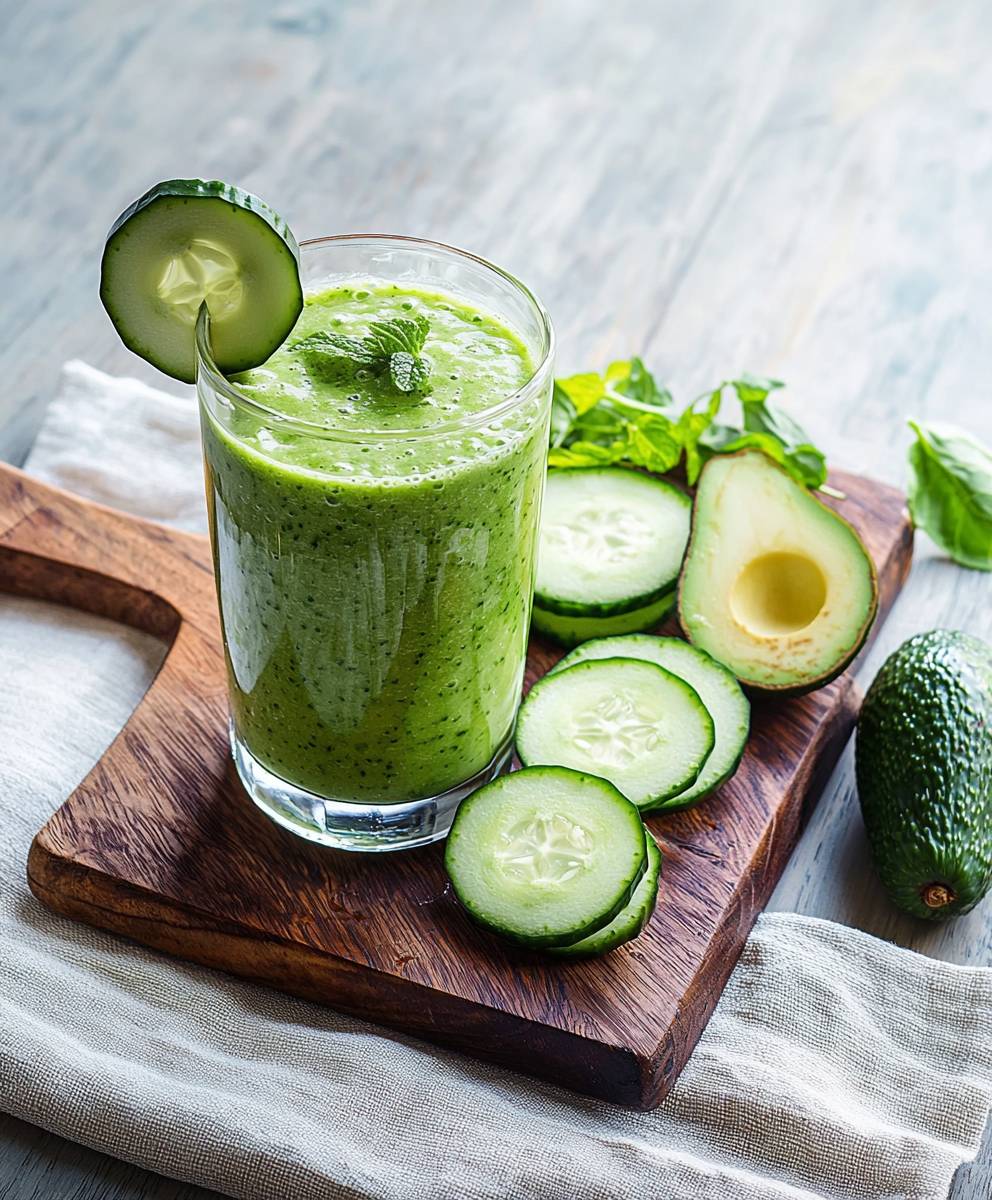 Grüner Smoothie Avocado Gurke: Das einfache Rezept für einen gesunden Start