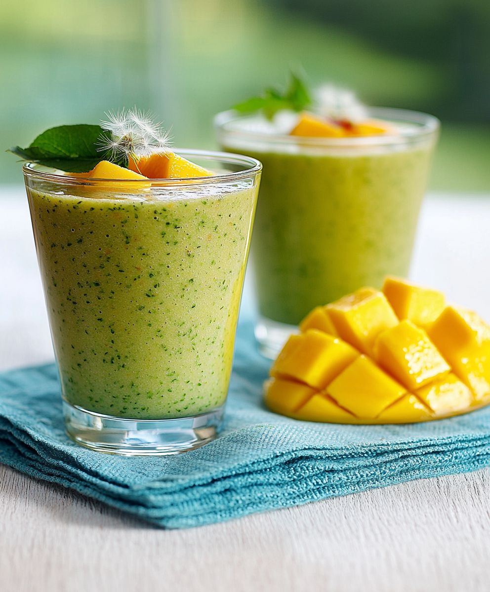 Mango Löwenzahn Smoothie