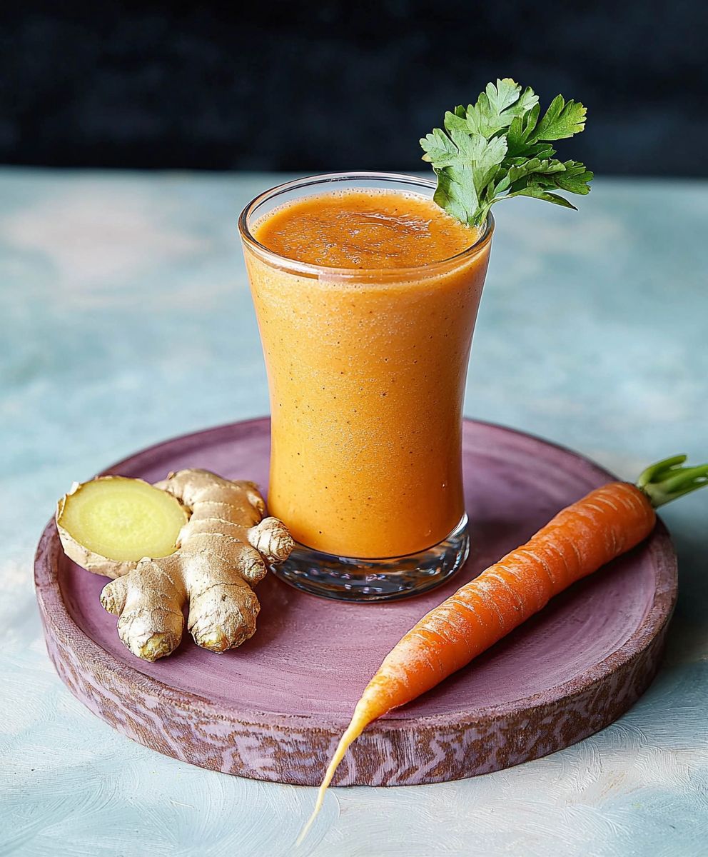 Möhren Ingwer Smoothie