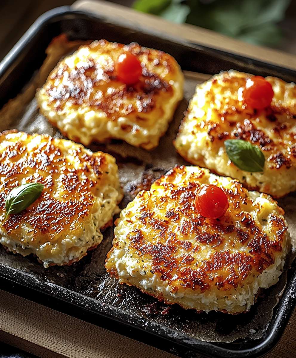 Hüttenkäsetaler backen