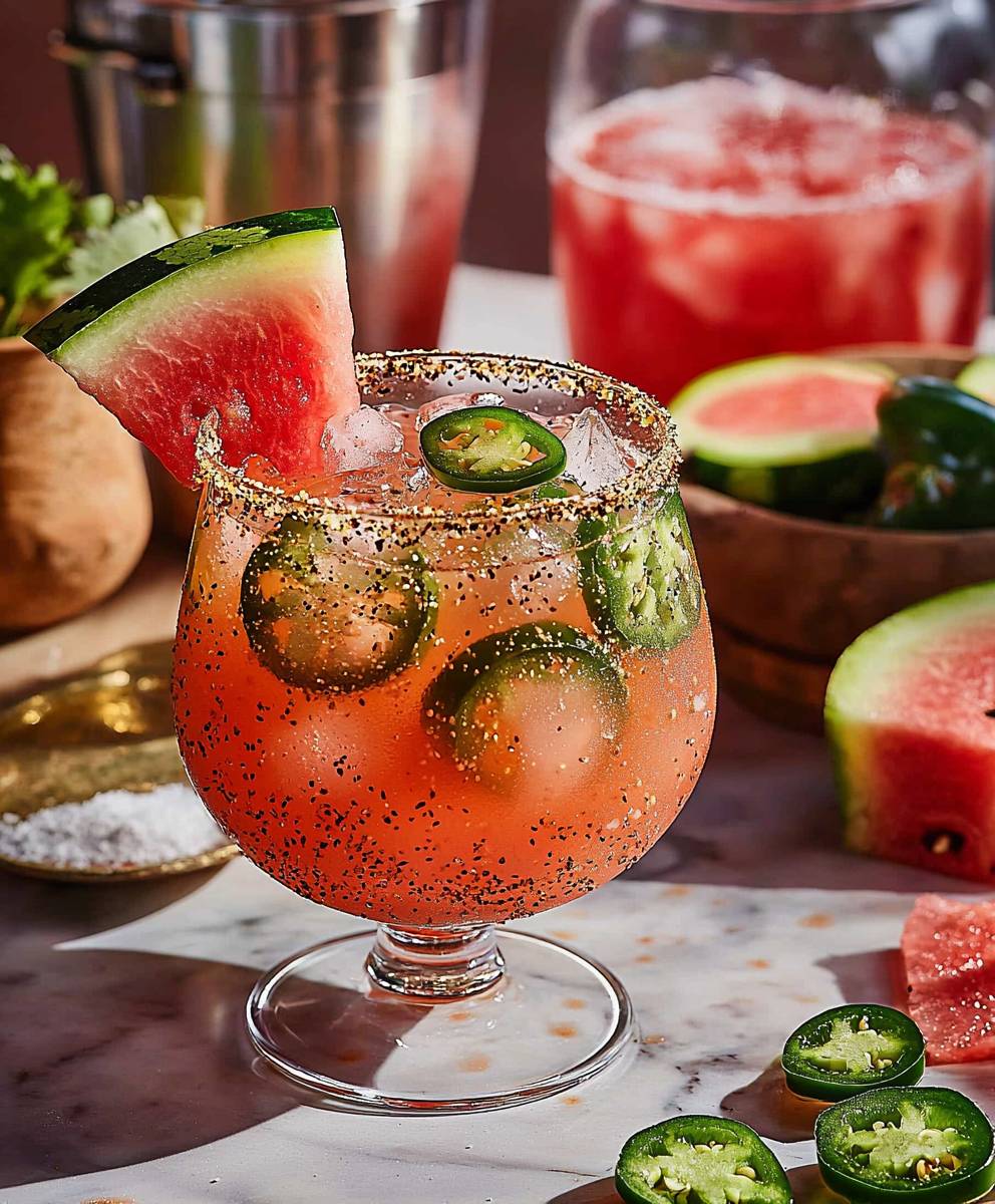 Jalapeno Wassermelone Margarita