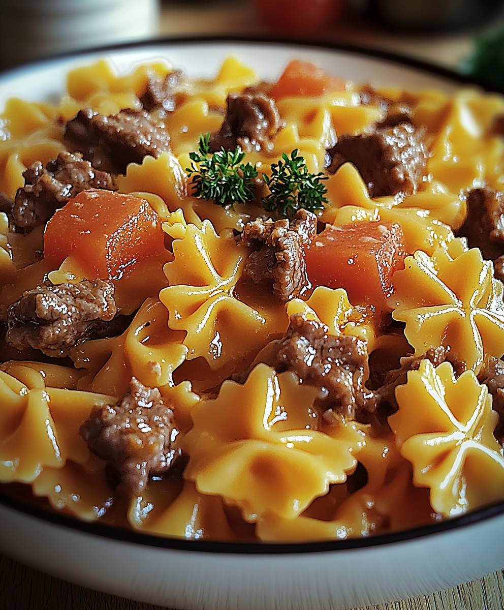 Velveeta Rindfleisch Fliegennudeln: Das ultimative Rezept für Käse-Liebhaber