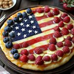 Obstpizza Amerikanische Flagge: Rezept & Anleitung für den 4. Juli
