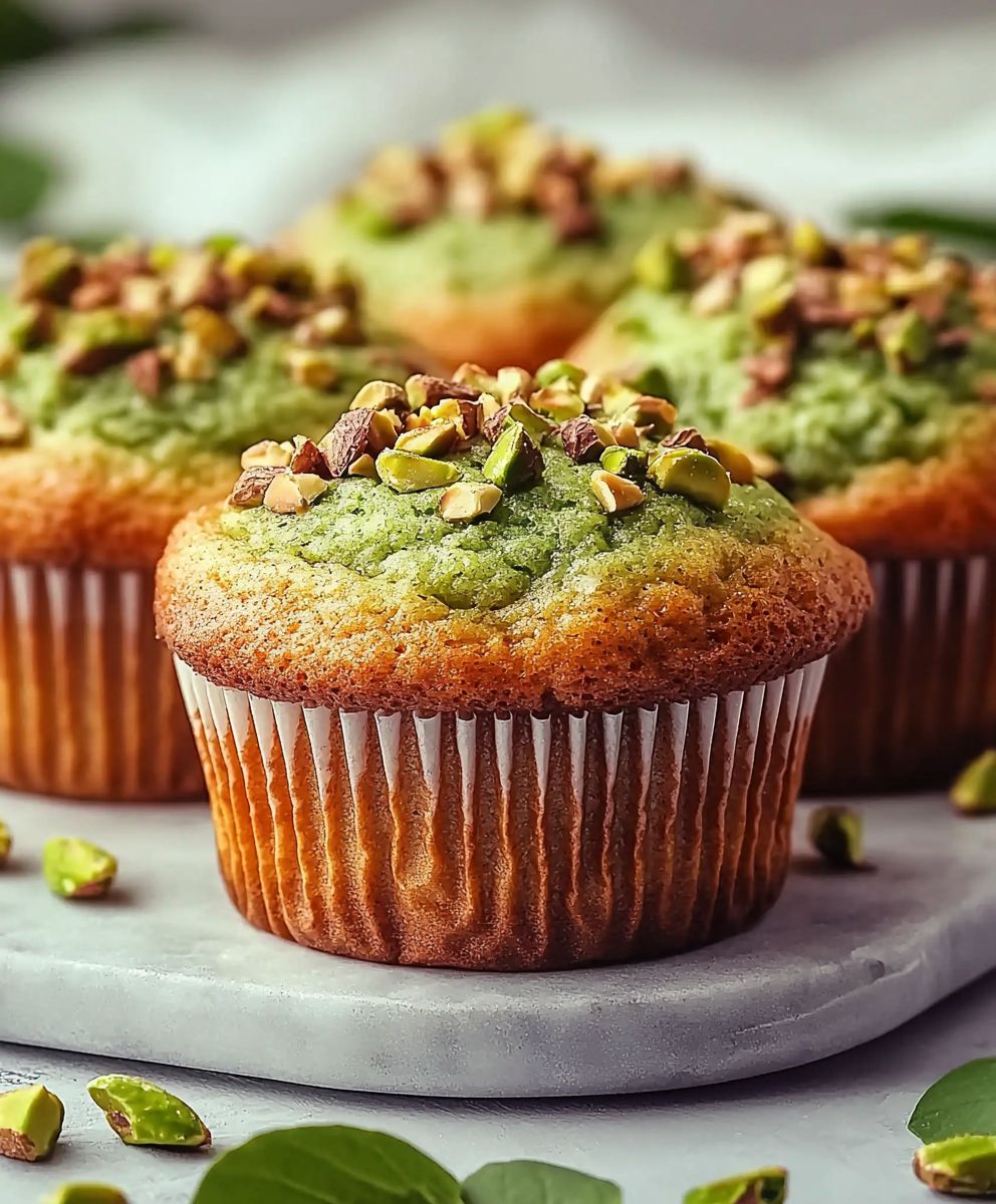 Pistazienmuffins backen