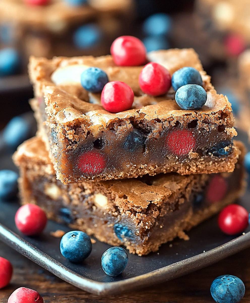 Feuerwerk Blondies backen