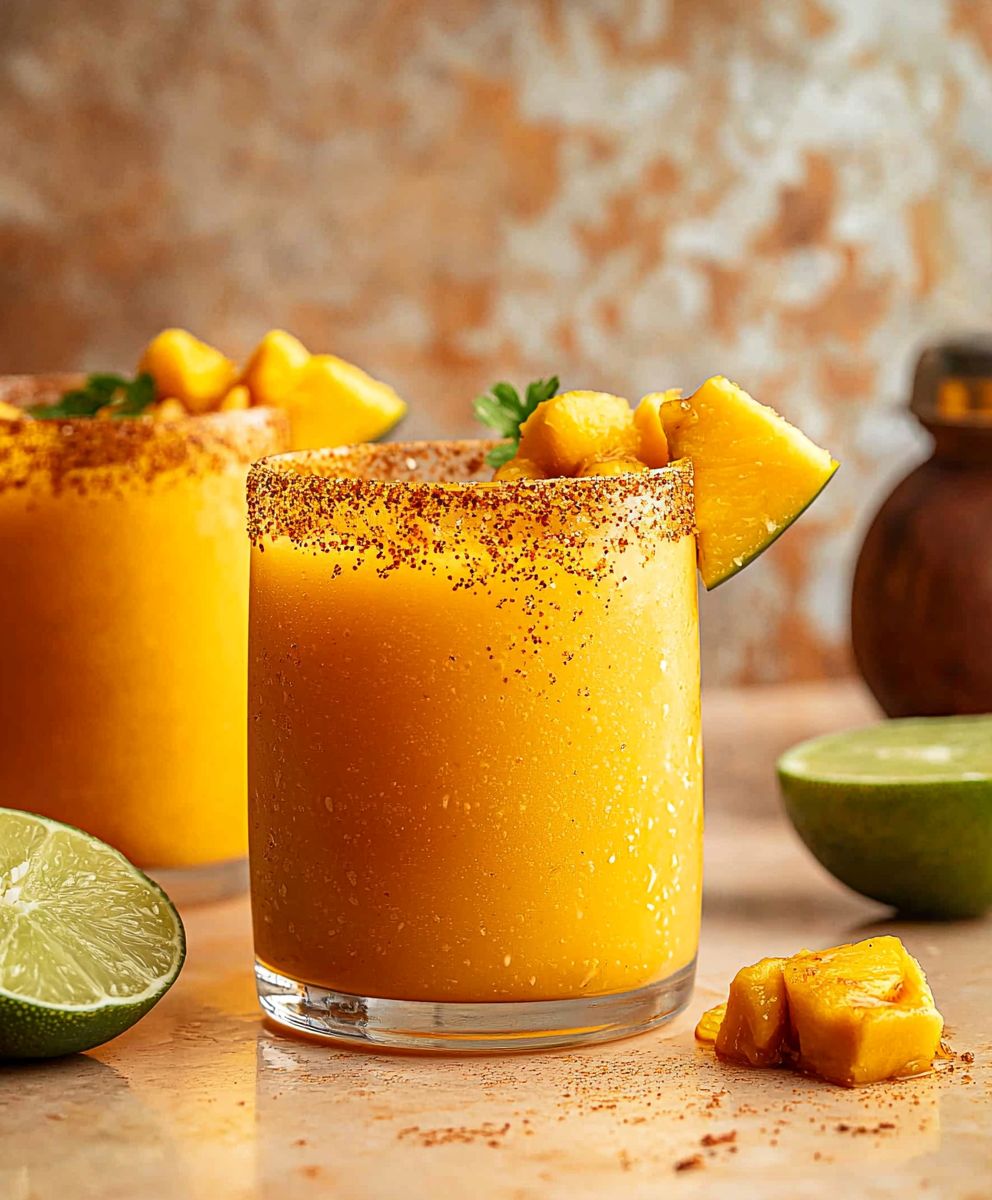 Rauchige Mango Margaritas
