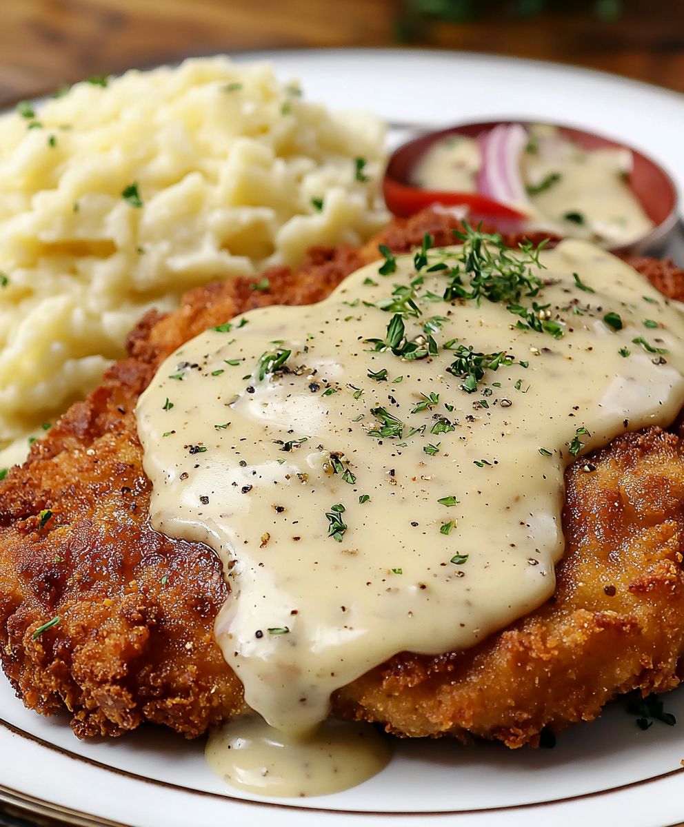 Hähnchen gebratenes Steak