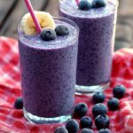 Bananen Blaubeer Proteinshake: Der perfekte gesunde Snack für Sportler