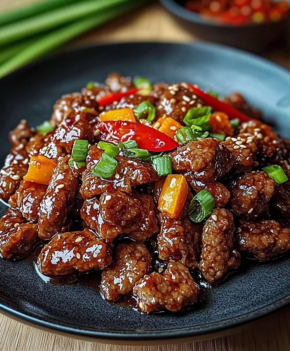 Knuspriges Chili-Rindfleisch