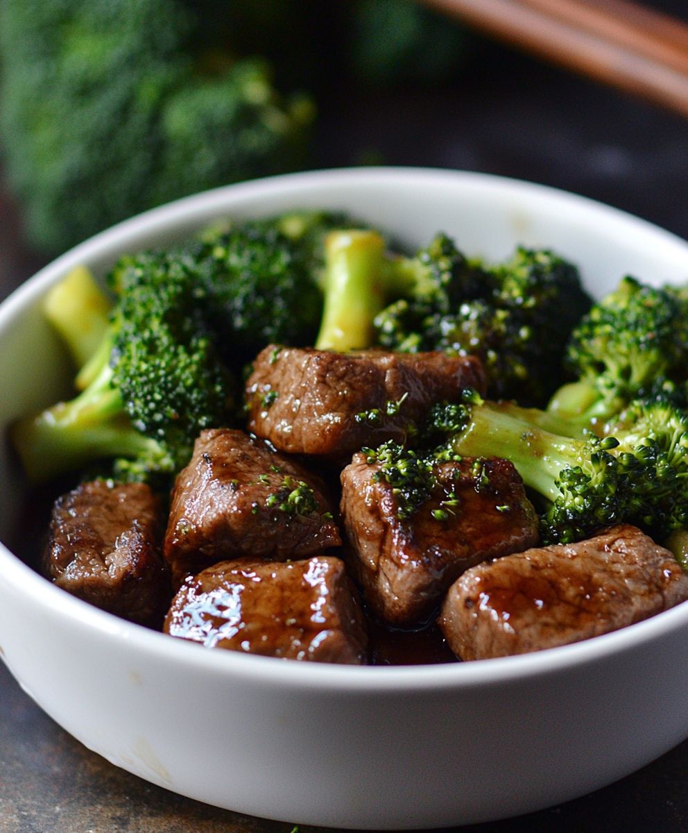 Rindfleisch Brokkoli Gericht