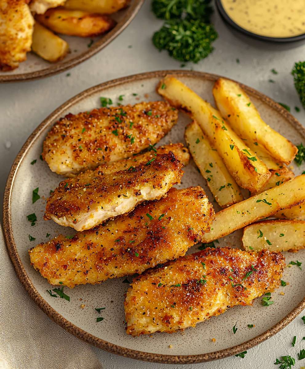 Gesunde gebackene Chicken Tenders
