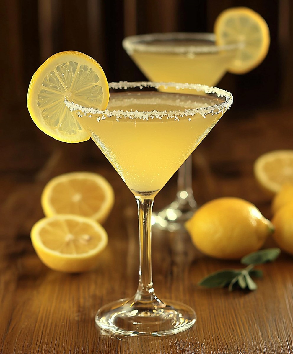 Zitronen Martini selber machen