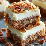 Karottenkuchen Riegel mit Frischkäse Frosting: Das ultimative Rezept