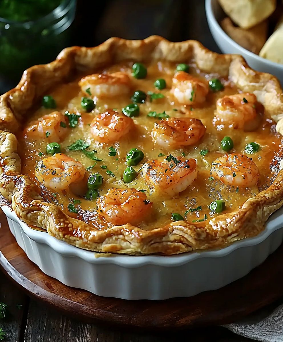 Cajun Meeresfrüchte Pastete