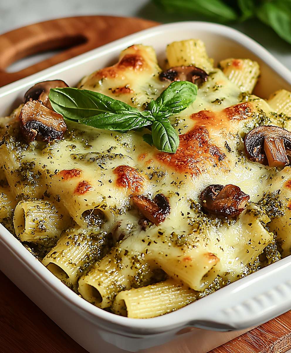 Nudelauflauf Pesto Champignons: Das einfache Rezept für Genießer