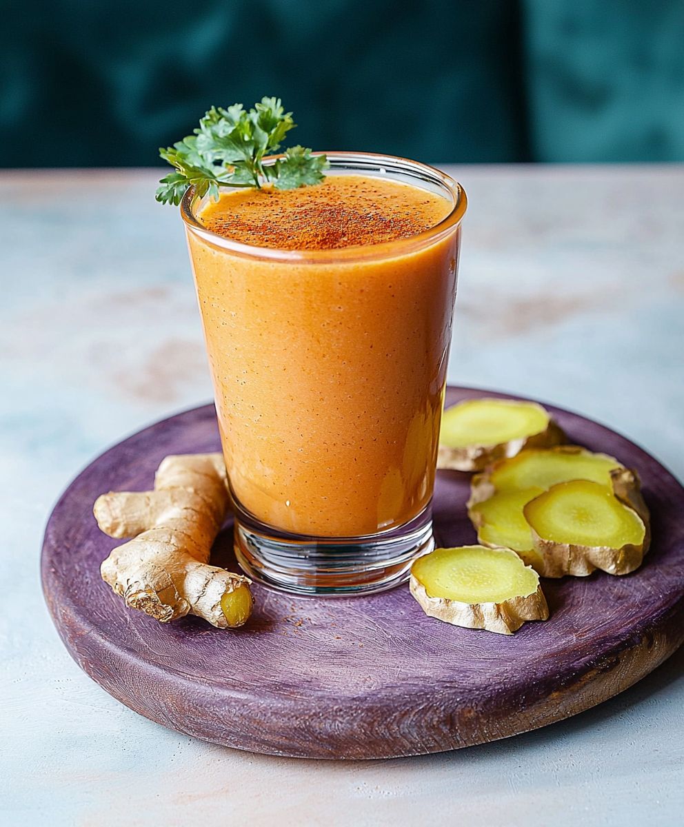 Möhren Ingwer Smoothie