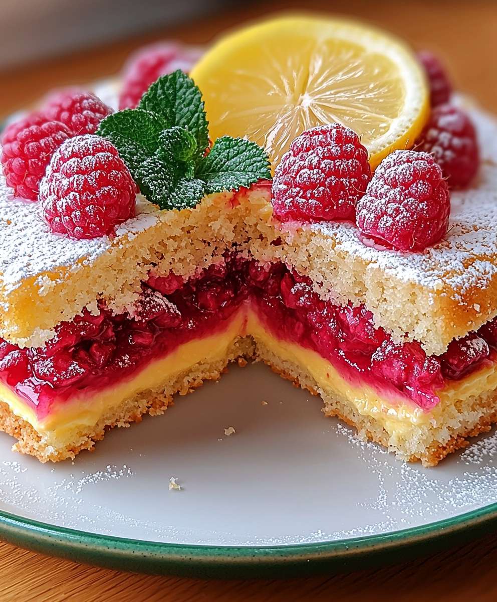 Himbeertorte Kokos Lemon Curd