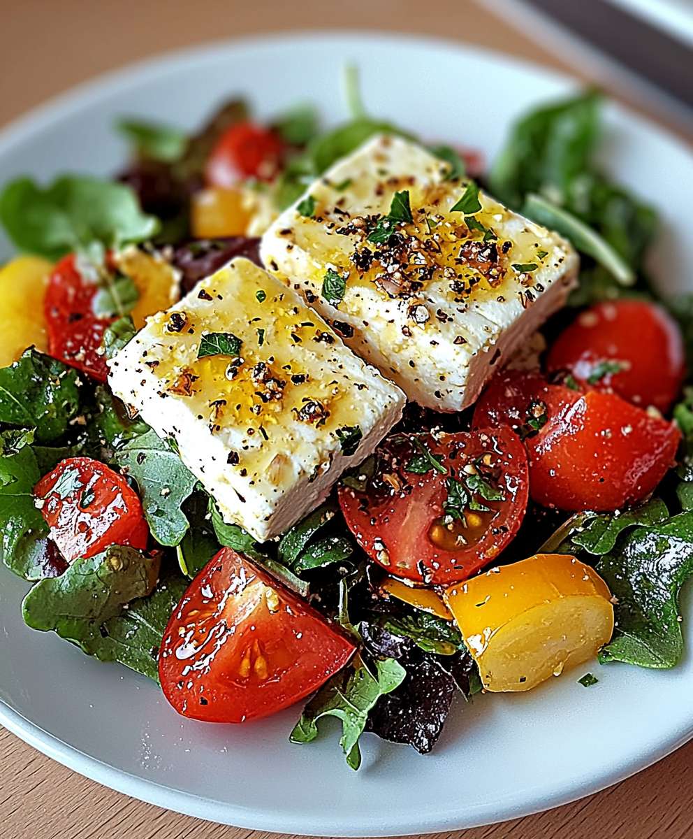 Gebackener Feta Salat