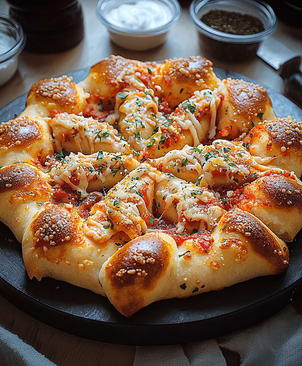 Pizza Brot Stern: Rezept für festliche Genussmomente