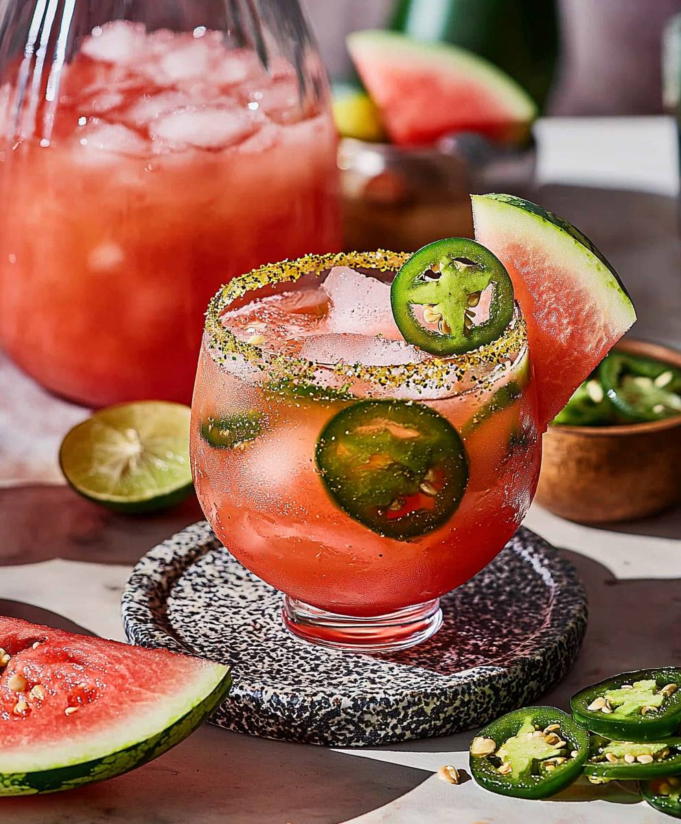 Jalapeno Wassermelone Margarita: Das ultimative Sommerrezept