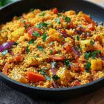 Vegetarische Couscous Pfanne Gemüse: Das einfache und leckere Rezept