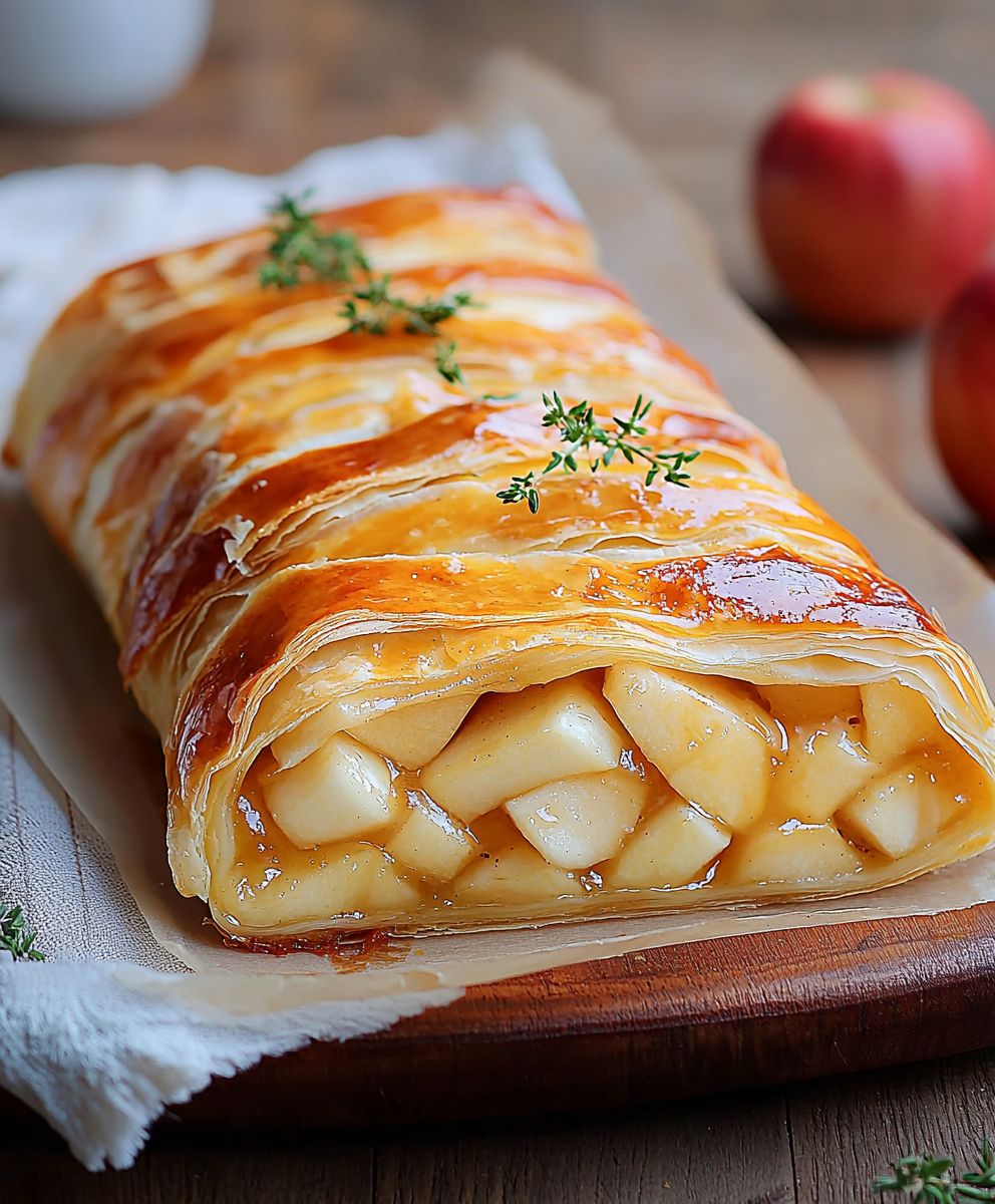 Apfel Frischkäse Strudel einfach: Das beste Rezept!