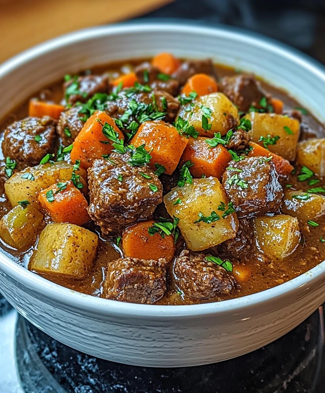 Crockpot Rindfleischeintopf