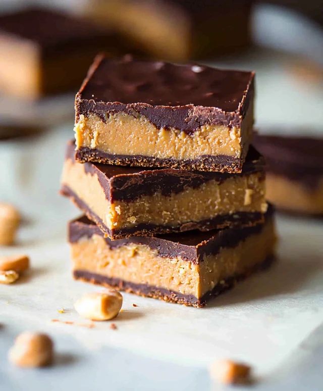 Schokoladen Erdnussbutter Riegel: Ein einfaches Rezept für den perfekten Snack
