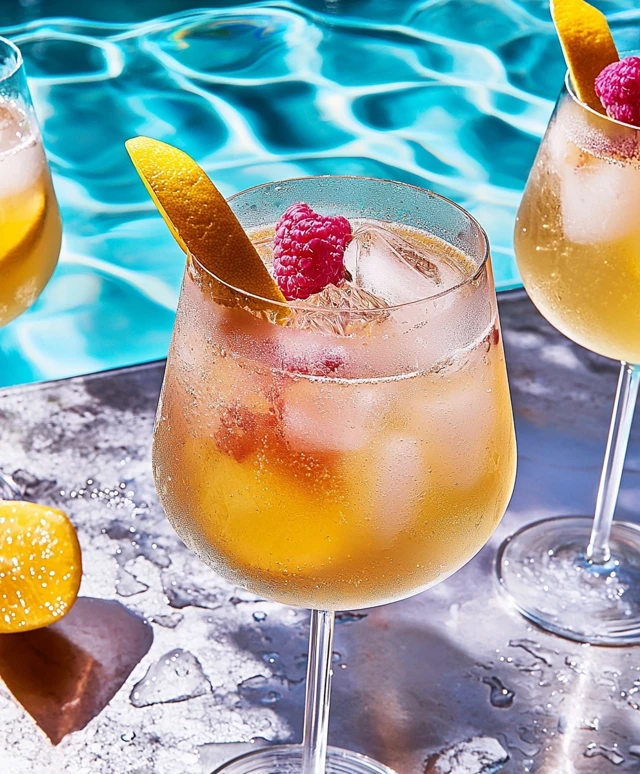 Eisschorle am Pool