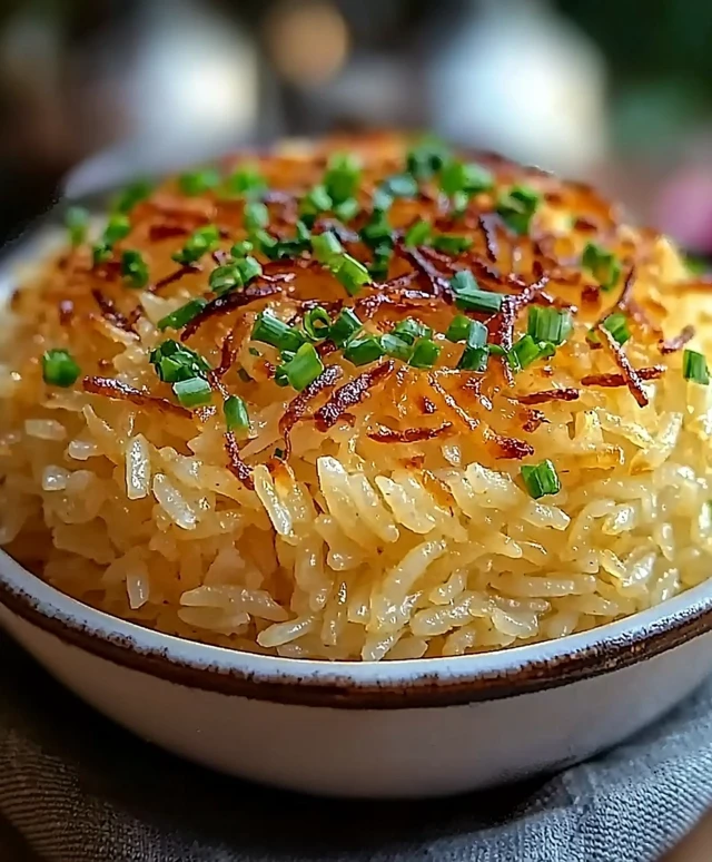 Goldener Zwiebel Butter Reis: Ein köstliches Rezept für jeden Anlass