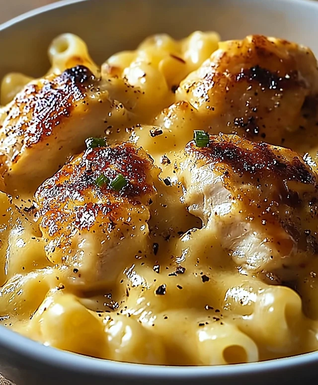 "Honig Pfeffer Hähnchen Mac and Cheese: Ein köstliches Rezept für jeden Anlass"