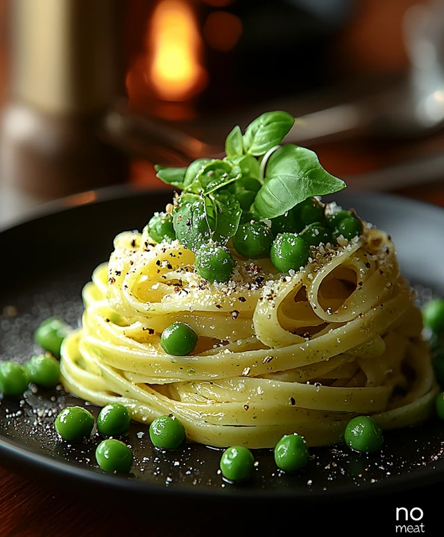 Erbsen-Pasta Bolo ohne Fleisch