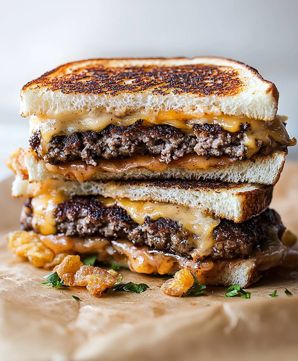 "Patty Melt Sandwich: Das perfekte Rezept für ein herzhaftes Geschmackserlebnis"