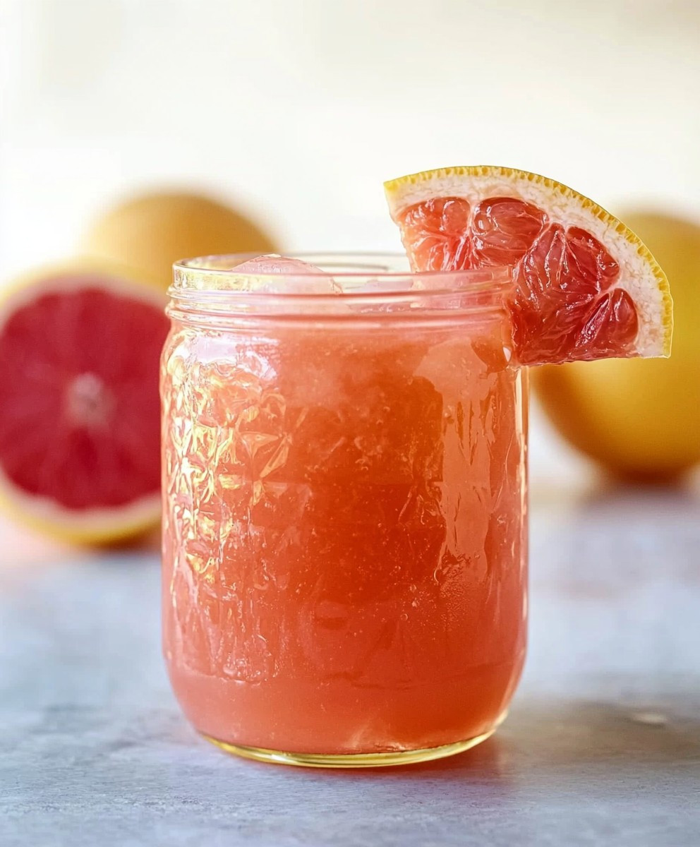 Grapefruit Apfelessig Getränk