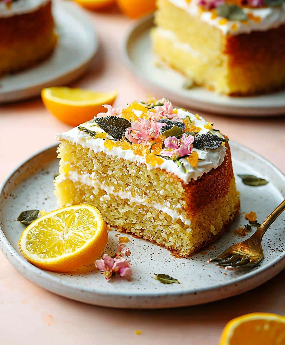 Griechischer Joghurtkuchen Zitrusfrüchte