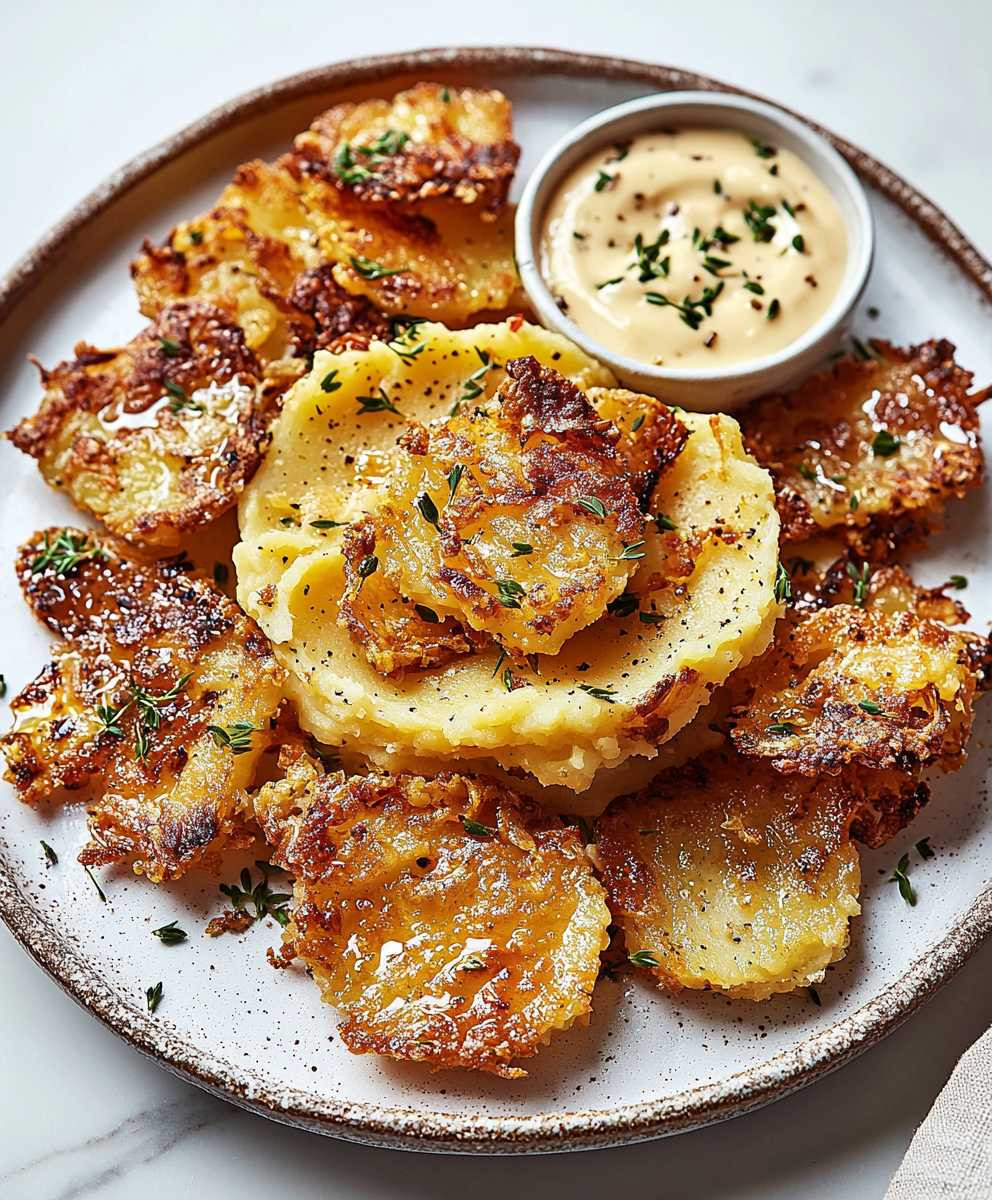 Knuspriges Kartoffelpüree
