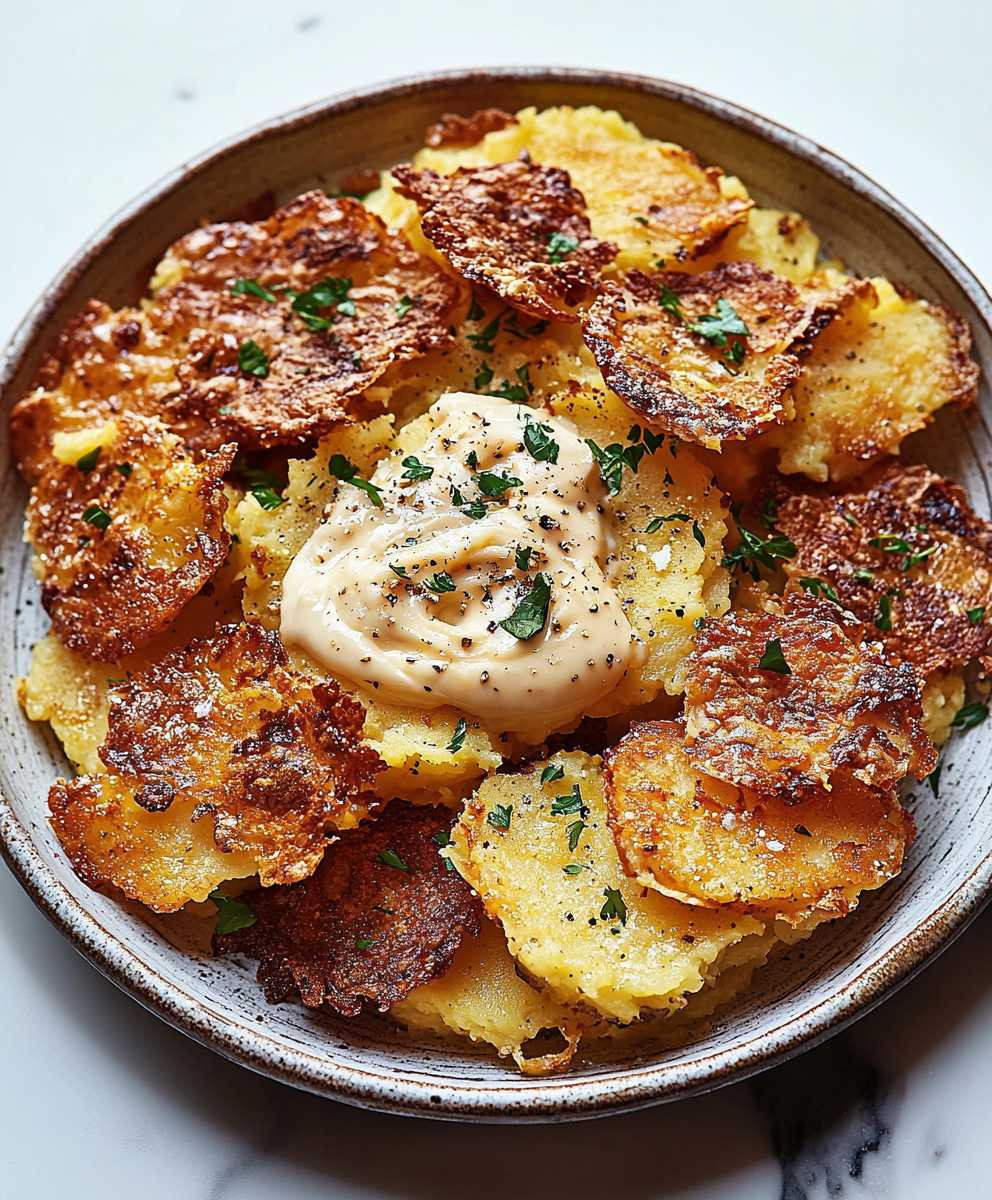 Knuspriges Kartoffelpüree